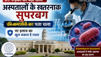 IIT रुड़की की बड़ी खोज: अस्पतालों में संक्रमण फैलाने वाले सुपरबग की कमजोरी का पता चला