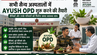 AYUSH मंत्रालय का प्रस्ताव: सभी सैन्य अस्पतालों में AYUSH OPD शुरू करने की तैयारी