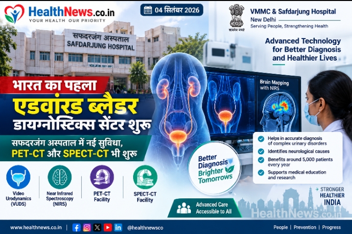 सफदरजंग अस्पताल में भारत का पहला एडवांस्ड ब्लैडर डायग्नोस्टिक्स सेंटर शुरू