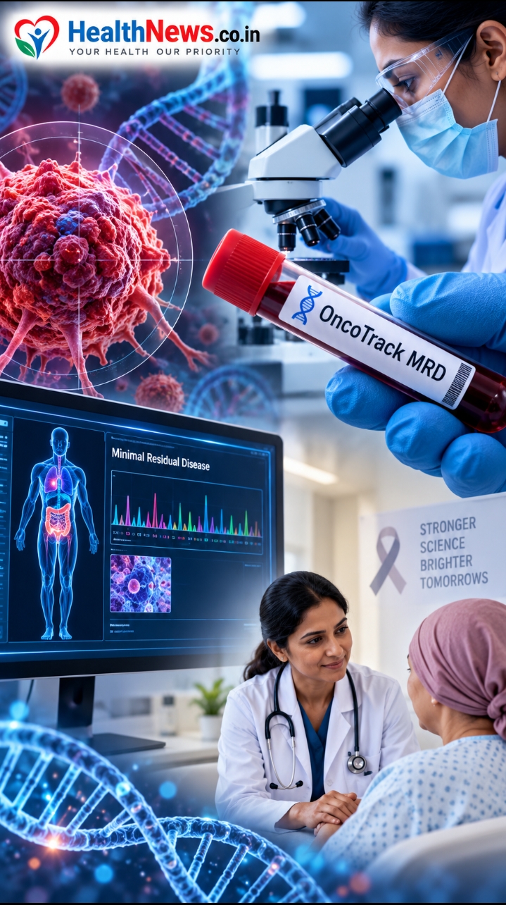 🧬 कैंसर की वापसी पर अब और बारीकी से नजर, भारत में लॉन्च हुआ नया OncoTrack MRD टेस्ट